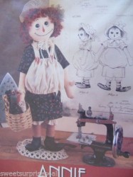 19'' INDYGO JUNCTION ''ANNIE'' RAG DOLL PATTERN